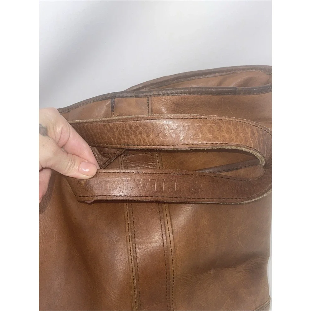 Melvill & Moon Brown Leather Dar Es Salaam Day Bag South African Safari Luxury